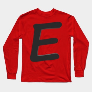 Letter E Long Sleeve T-Shirt